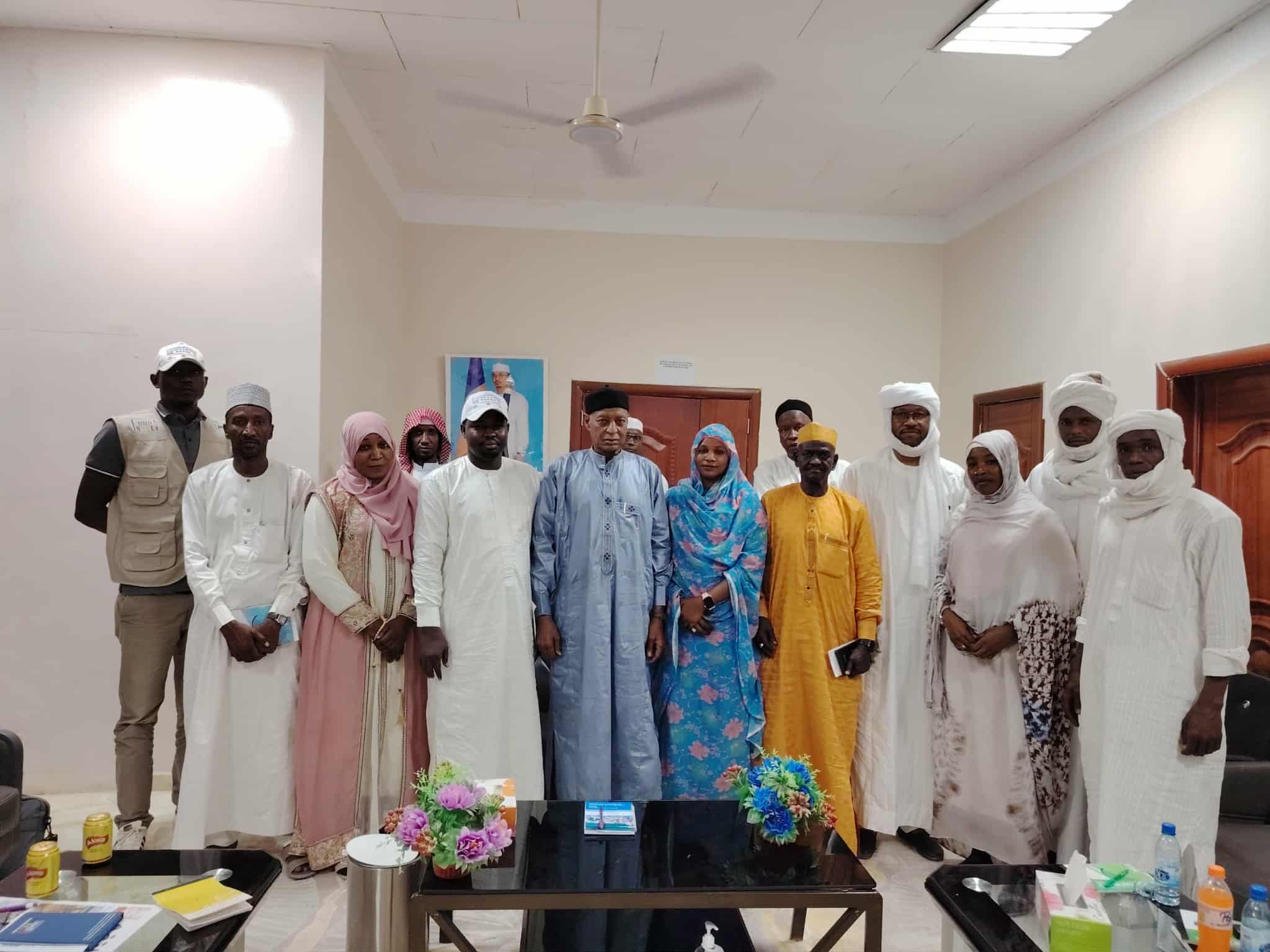 Tchad : le délégué général du gouvernement du Kanem reçoit une mission de l’INSEED Tchad : le délégué général du gouvernement du Kanem reçoit une mission de l’INSEED