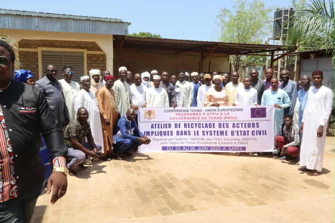 Tchad : modernisation de l’état civil, l’ANATS et le PAG2 renforcent les capacités des acteurs locaux du Moyen-Chari Tchad : modernisation de l’état civil, l’ANATS et le PAG2 renforcent les capacités des acteurs locaux du Moyen-Chari