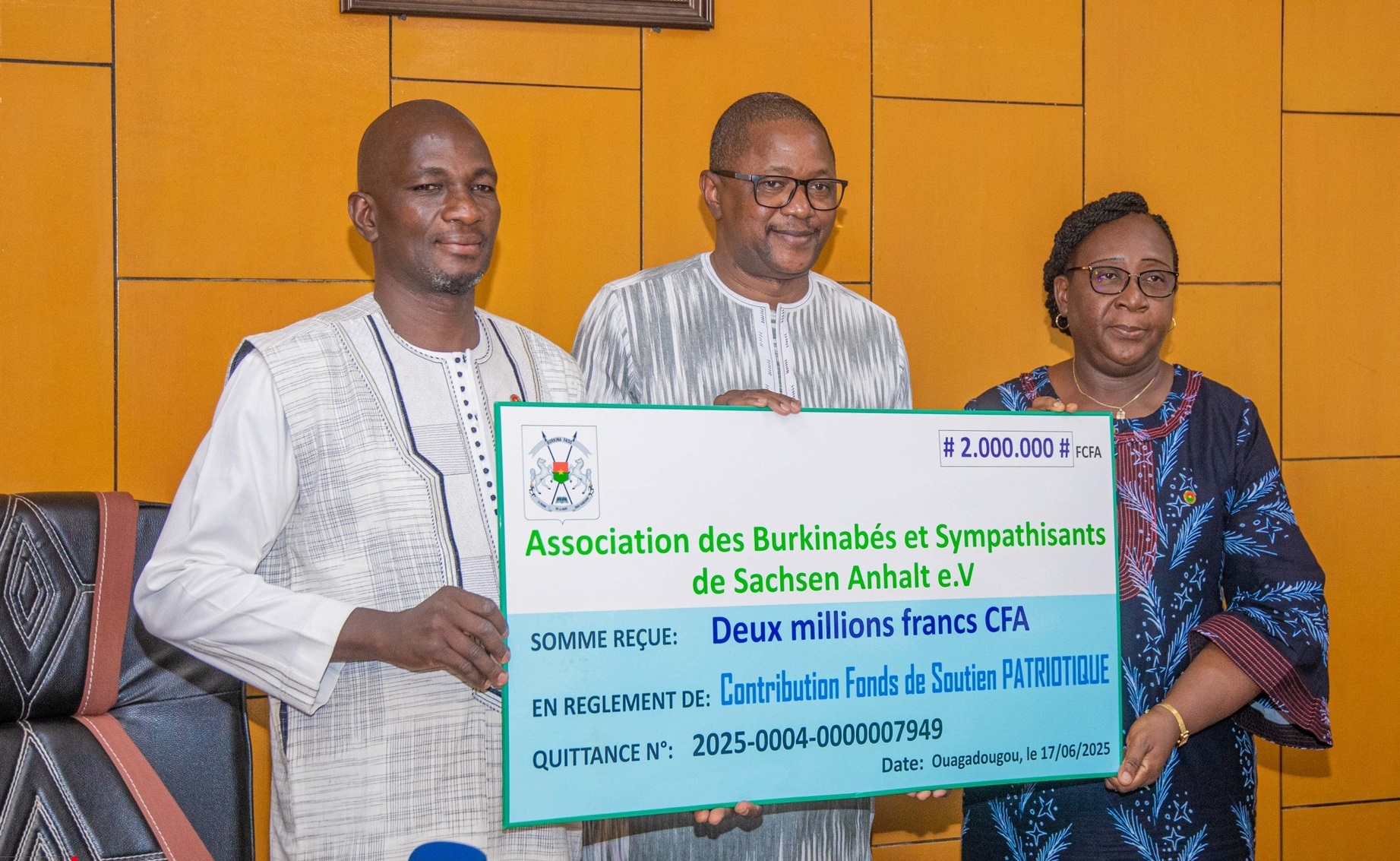 Burkina : plus de 19 millions de dons mobilisés par la diaspora burkinabè