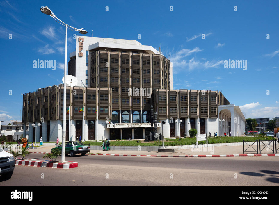 Vue partielle du siège du Ministère des Finances à Brazzaville(Photo d'archives)