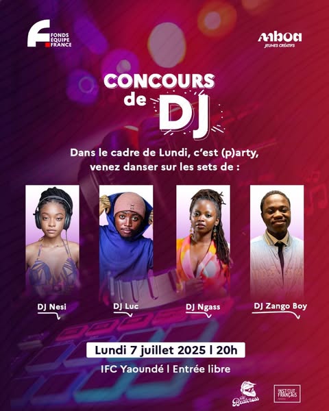 Cameroun - Lundi c'est (p)arty ! : L'IFC Yaoundé fête la création et l'art public ce 7 juillet Cameroun - Lundi c'est (p)arty ! : L'IFC Yaoundé fête la création et l'art public ce 7 juillet