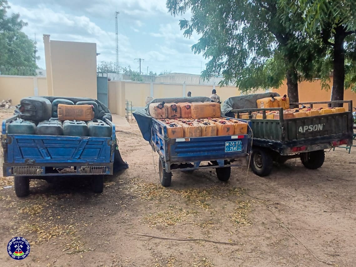 Burkina Faso : la Police nationale saisit 2 785 litres de carburant à Pô