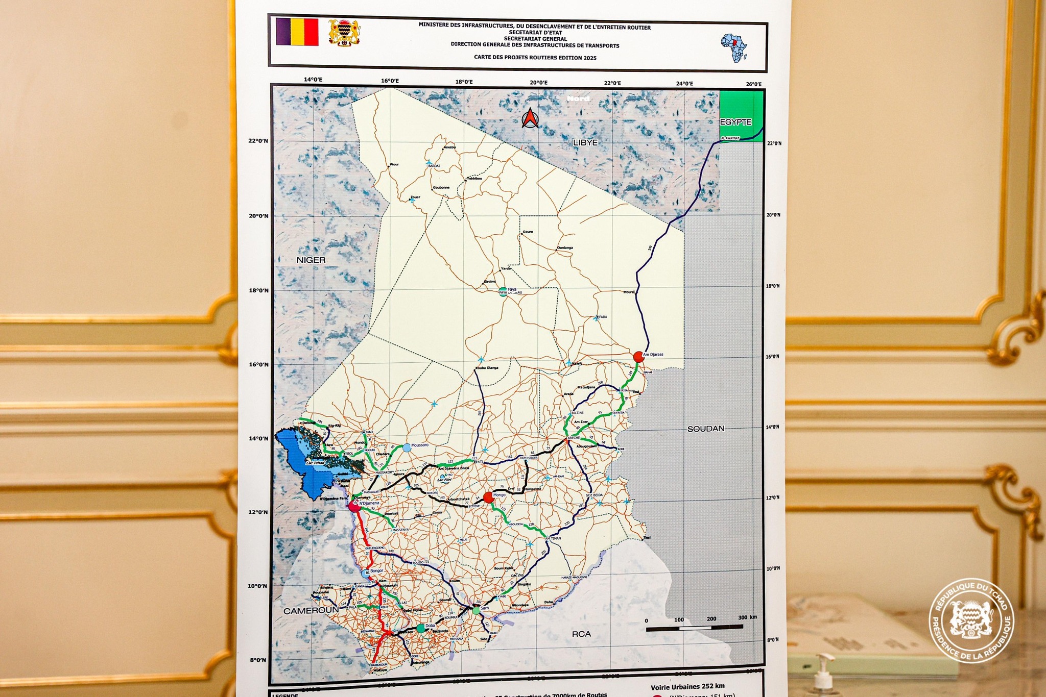 Tchad : le président de la République préside la réunion de suivi-évaluation du chantier N° 8