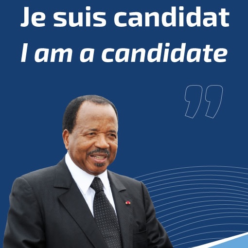 Cameroun : Le Président Paul Biya annonce sa candidature à l’élection présidentielle du 12 octobre 2025 Cameroun : Le Président Paul Biya annonce sa candidature à l’élection présidentielle du 12 octobre 2025
