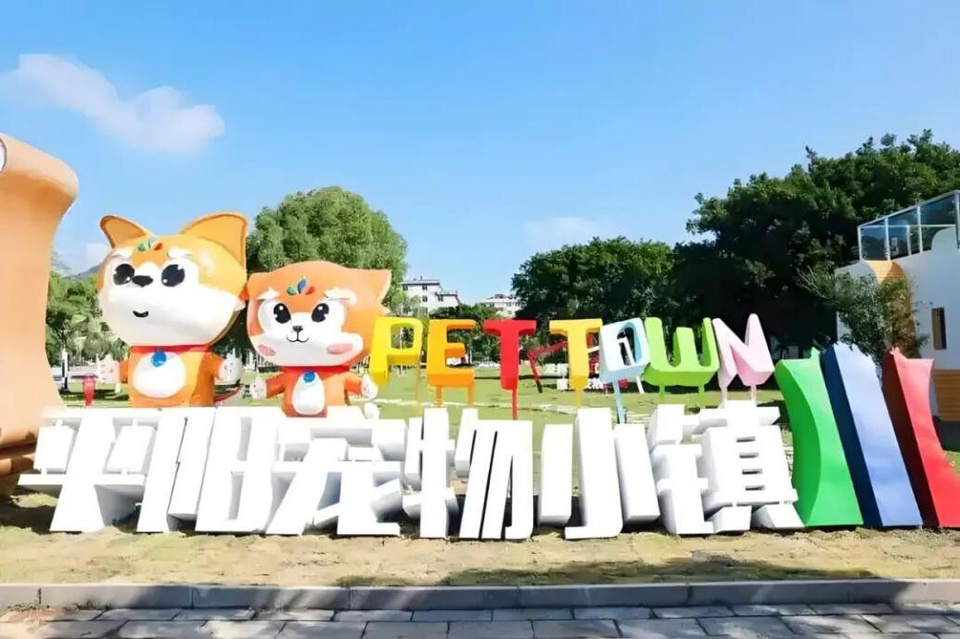 Photo shows the Pet Town in Pingyang county, east China's Zhejiang province. (Photos courtesy of the media center of Pingyang county) Photo shows the Pet Town in Pingyang county, east China's Zhejiang province. (Photos courtesy of the media center of Pingyang county)