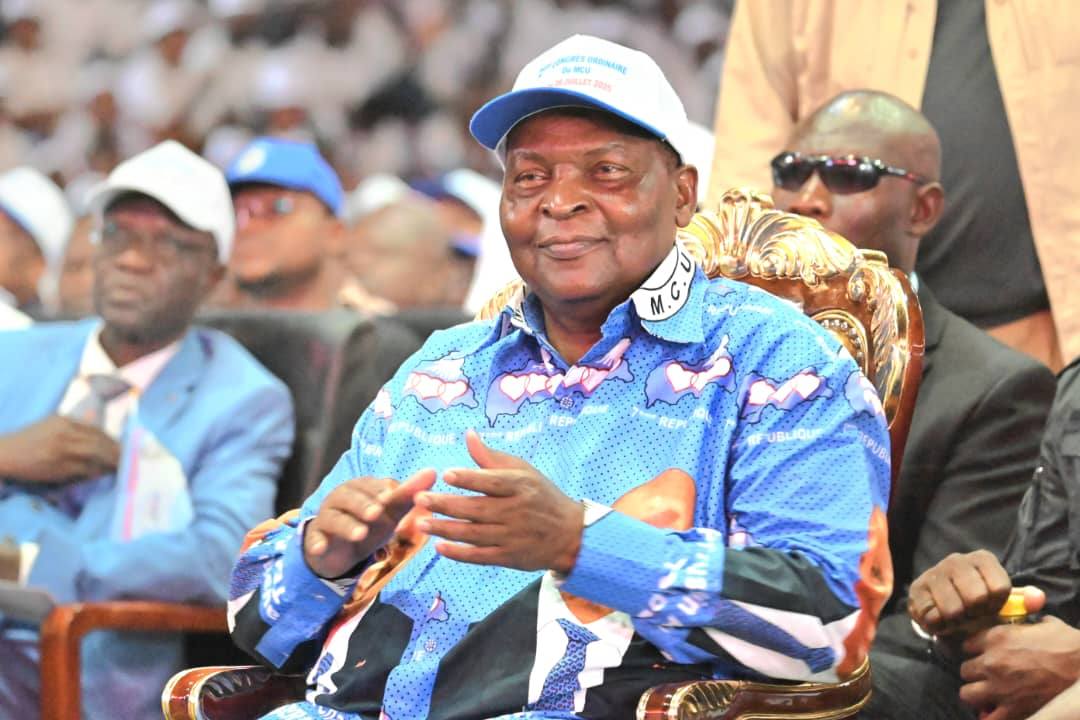 RCA : Le Président Faustin Archange Touadéra investi candidat du MCU pour la présidentielle de décembre 2025 RCA : Le Président Faustin Archange Touadéra investi candidat du MCU pour la présidentielle de décembre 2025