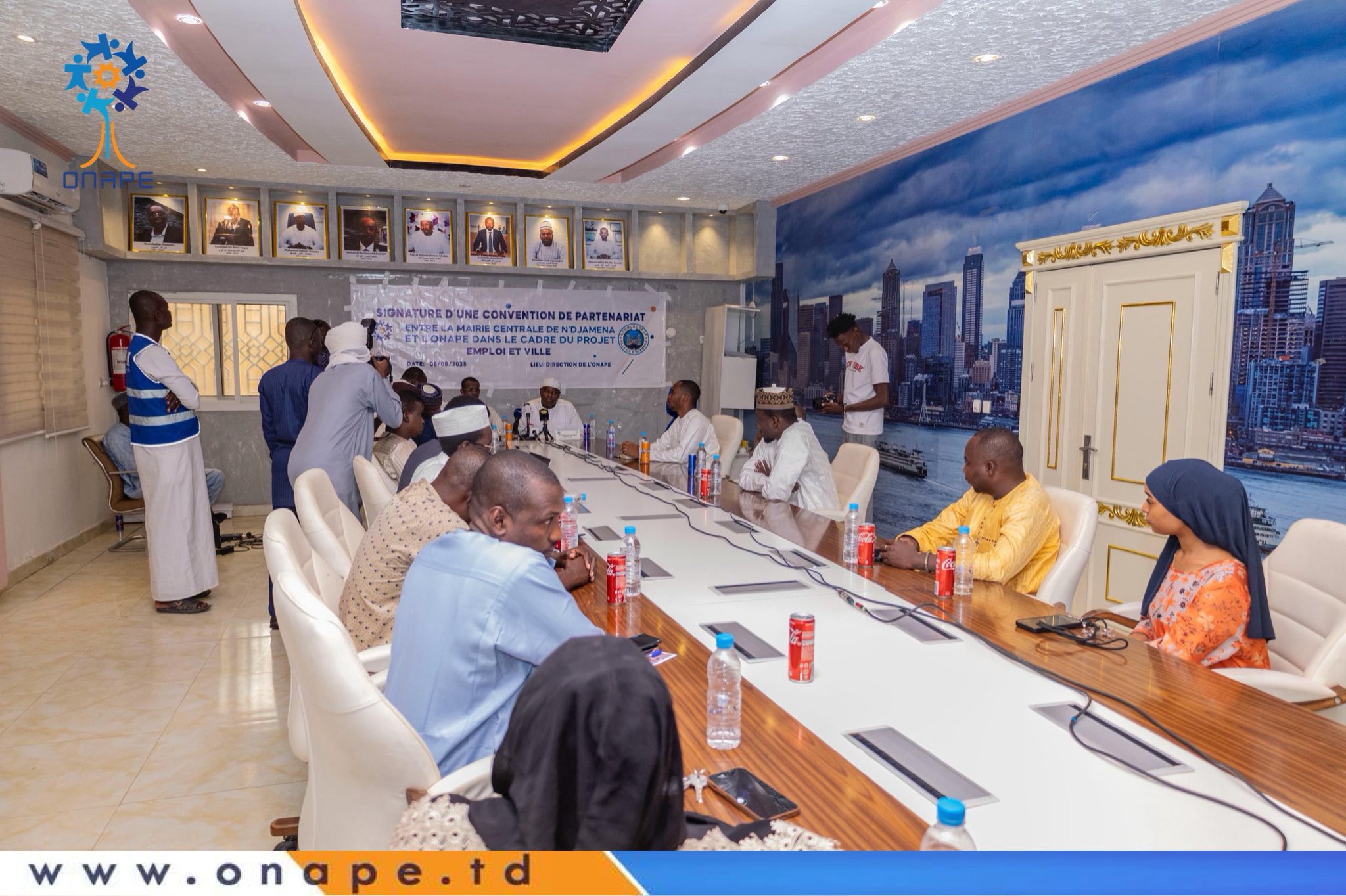 Tchad :  la mairie centrale de N’Djamena et l’ONAPE s’engagent sur l’emploi des jeunes et la transition écologique