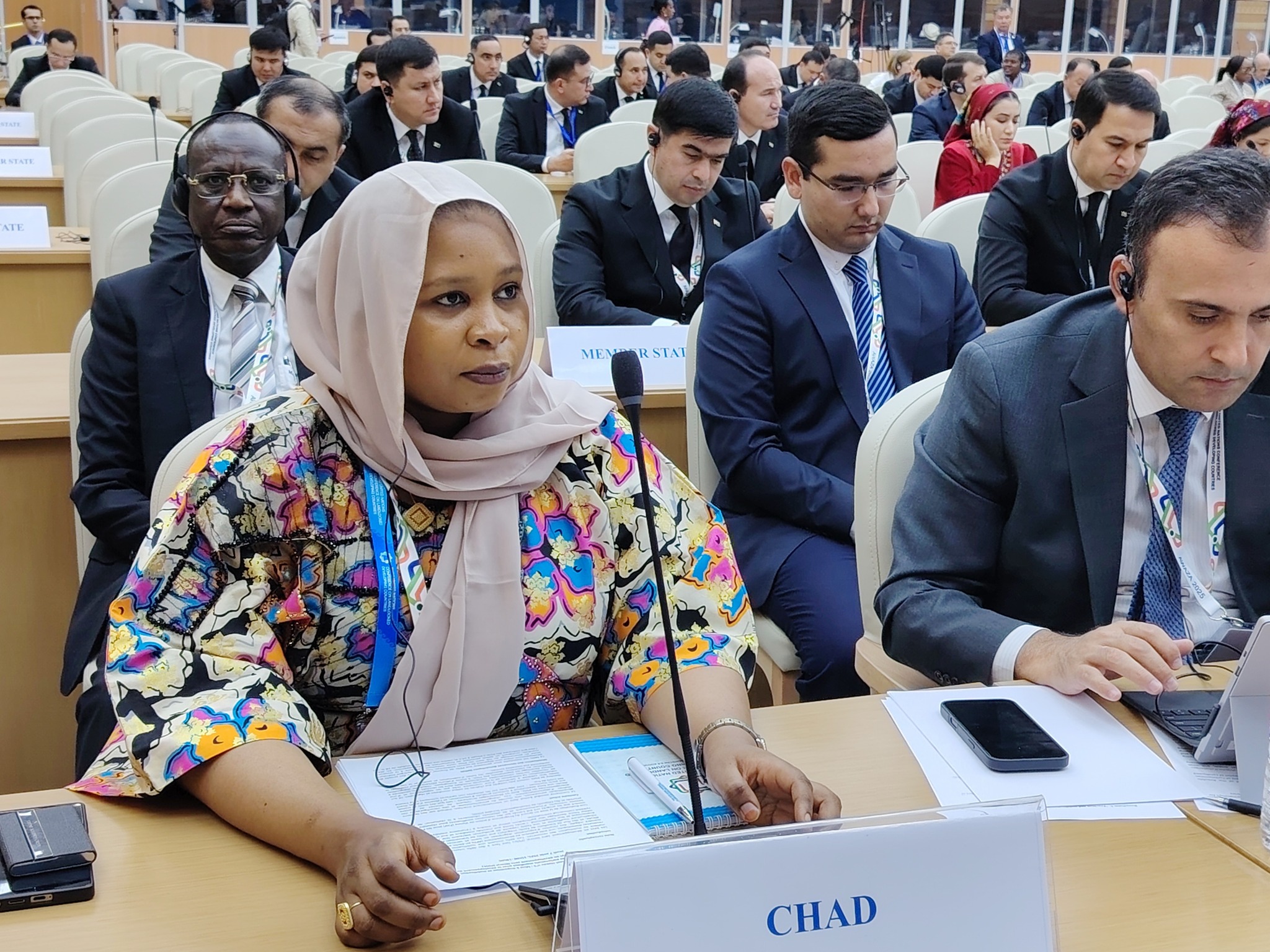 Turkménistan : la ministre déléguée aux Affaires étrangères du Tchad participe à un panel sur la mobilisation de ressources