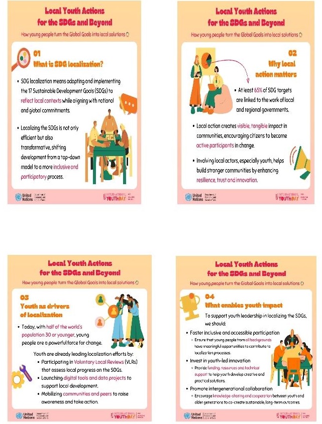 Journée internationale de la Jeunesse 2025 : action locale et impact mondial Journée internationale de la Jeunesse 2025 : action locale et impact mondial