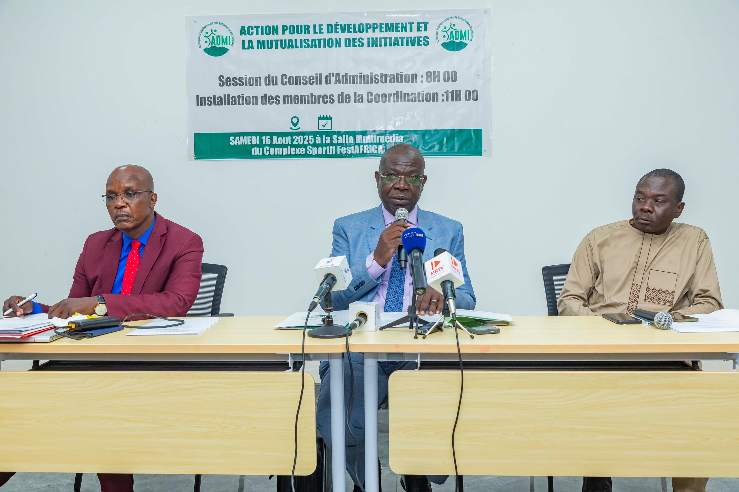 Tchad : L'ONG ADMI lance sa phase opérationnelle avec trois commissions clés (Conseil d'administration)