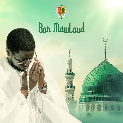 Sénégal : Le Président Faye adresse ses vœux pour le Maouloud