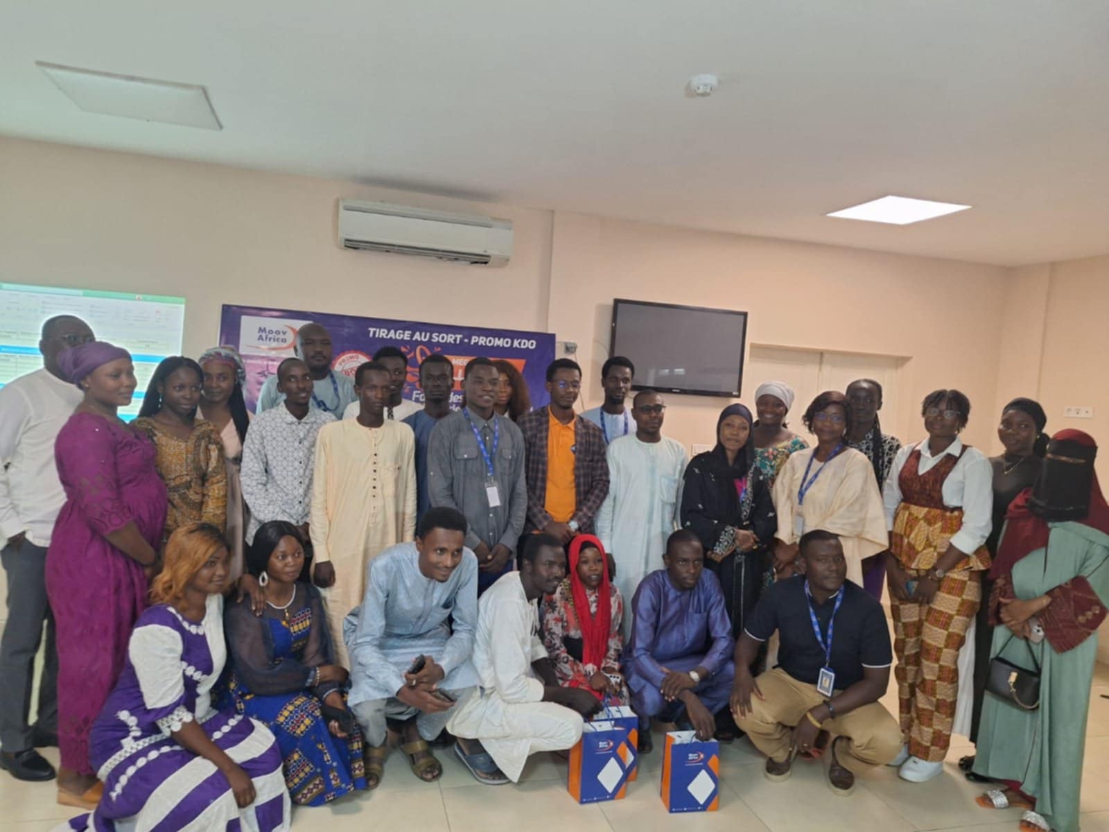 Tchad : 14 gagnants récompensés par Moov Africa lors du second tirage au sort de la Promo « Allô Allô »