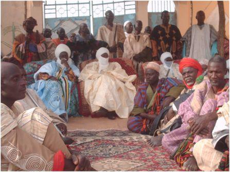 Le Lamido Hayatou et ses convives.