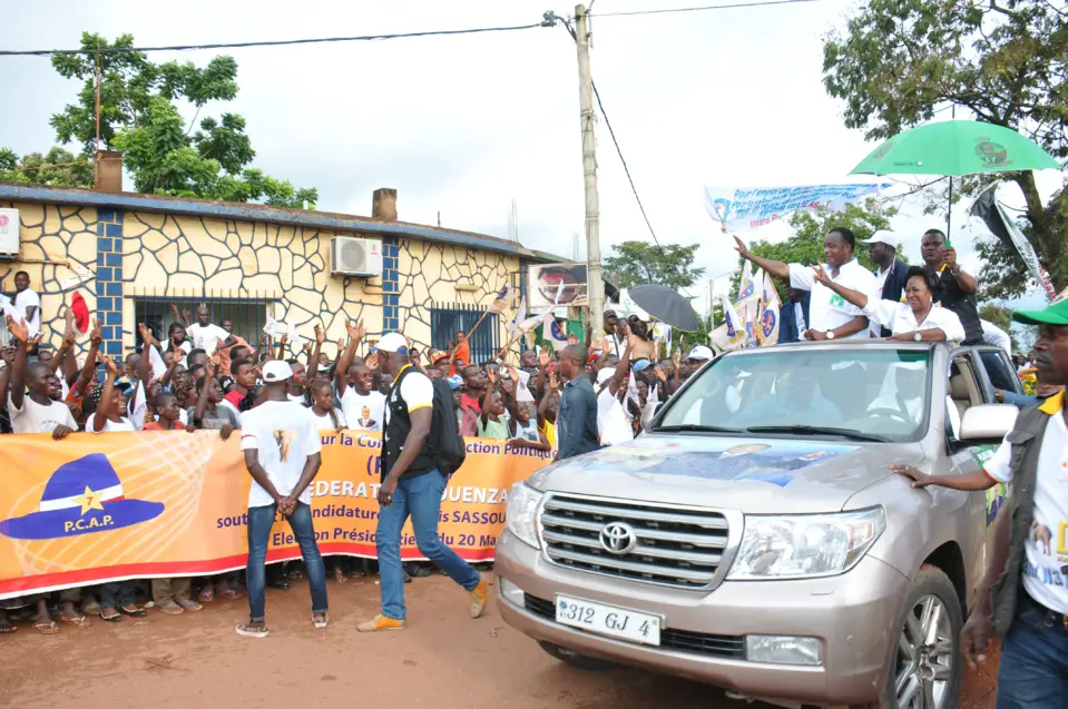 Campagne électorale au Congo : Émotion et affluence au meeting du candidat Sassou N'Guesso à Mouyondzi et Kinkala