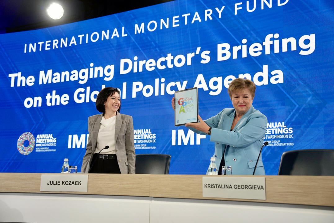 Kristalina Georgieva, directrice générale du FMI. Photo : Médias du FMI.