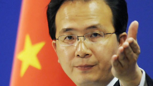 Hong Lei, porte-parole du ministère chinois des Affaires étrangères. Crédit photo : Sources