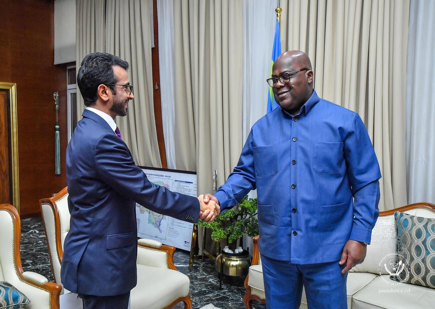 RDC : le président Tshisekedi accorde des audiences, à l’ambassadeur de France et au chargé d’affaires du Qatar