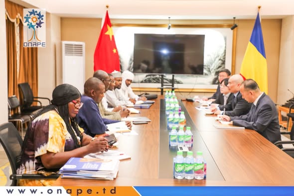 Tchad : Séance de travail entre l’ONAPE et l’Ambassade de Chine à N'Djamena Tchad : Séance de travail entre l’ONAPE et l’Ambassade de Chine à N'Djamena