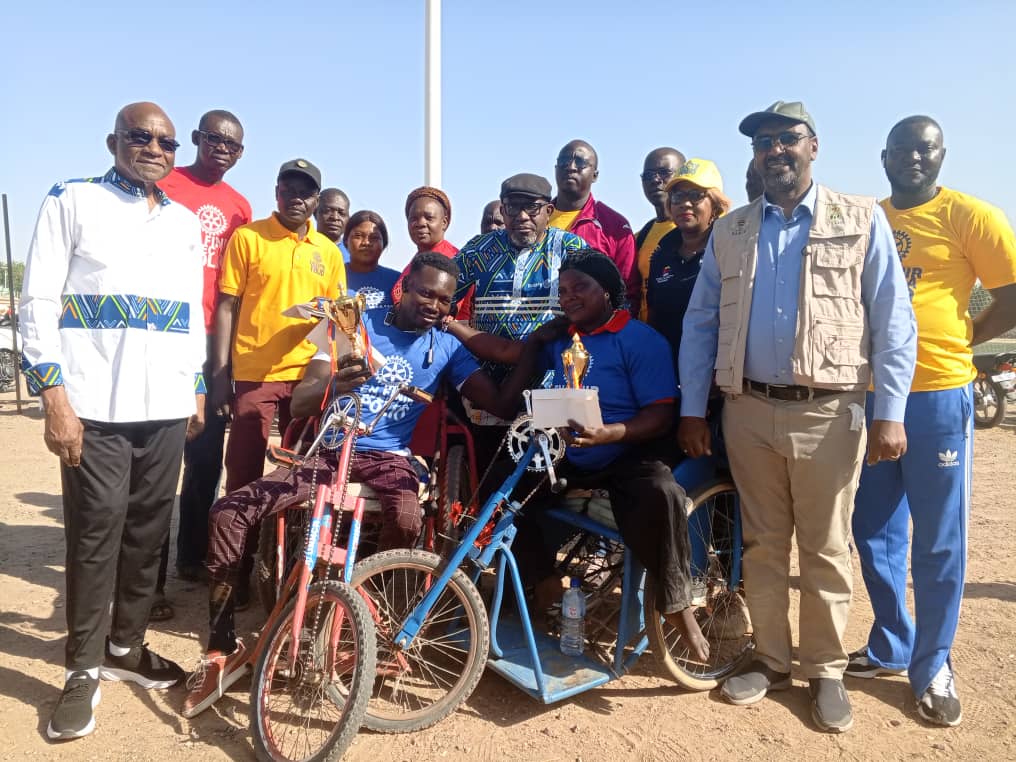 Tchad : Rotary Club sensibilise sur la dangerosité de la poliomyélite à travers une marche et une course