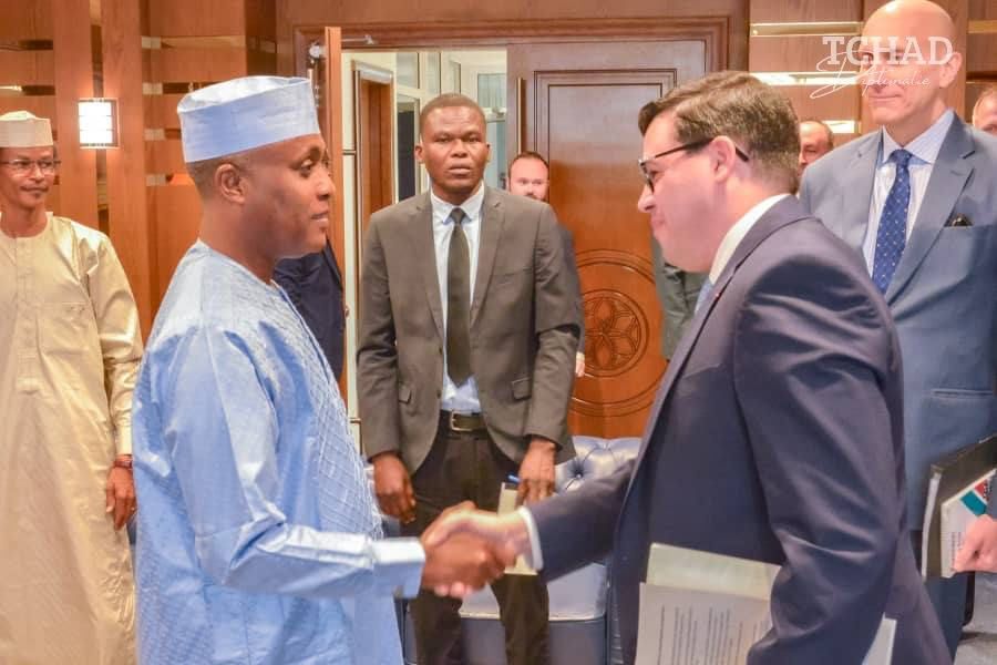 Tchad/États-Unis : le ministre d’État chargé des Affaires étrangères reçoit une délégation américaine