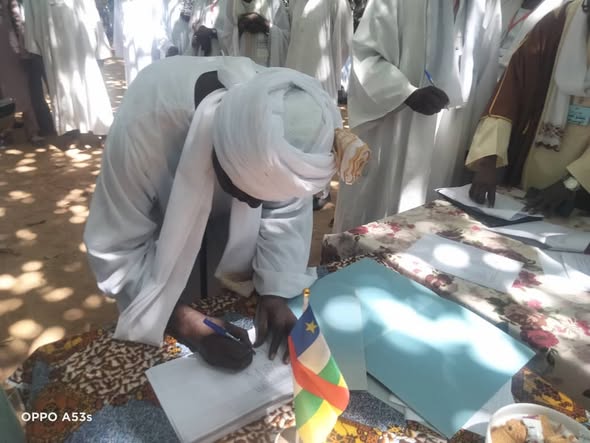 RCA/Vakaga : La signature d’un accord de paix local à Am-Dafock ramène la sérénité entre Centrafricains et Soudanais