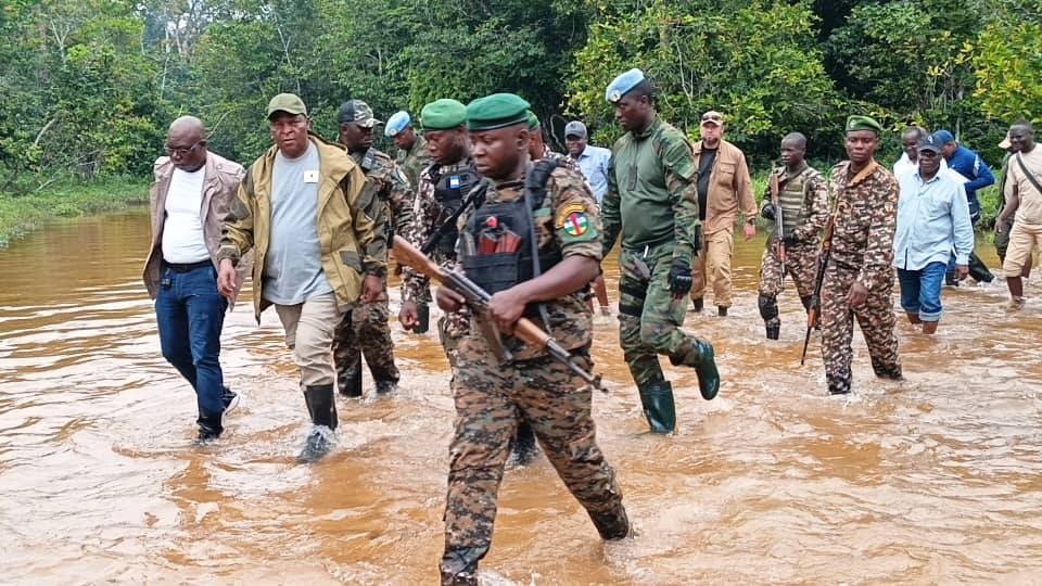RCA / BAYANGA : Le Président de la République visite le Parc National de Dzanga Sangha