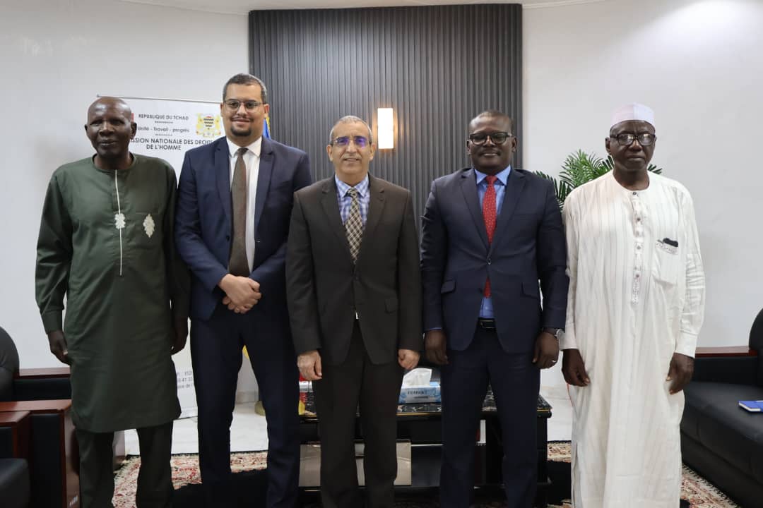 Tchad : la CNDH reçoit l’ambassadeur du Maroc et l’Ordre des Avocats