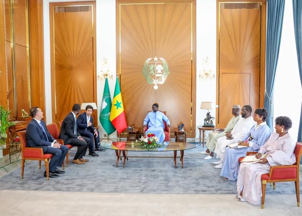 Sénégal : Le Président Bassirou Diomaye Faye a reçu  M. Naguib Sawiris, Président du Groupe Orascom