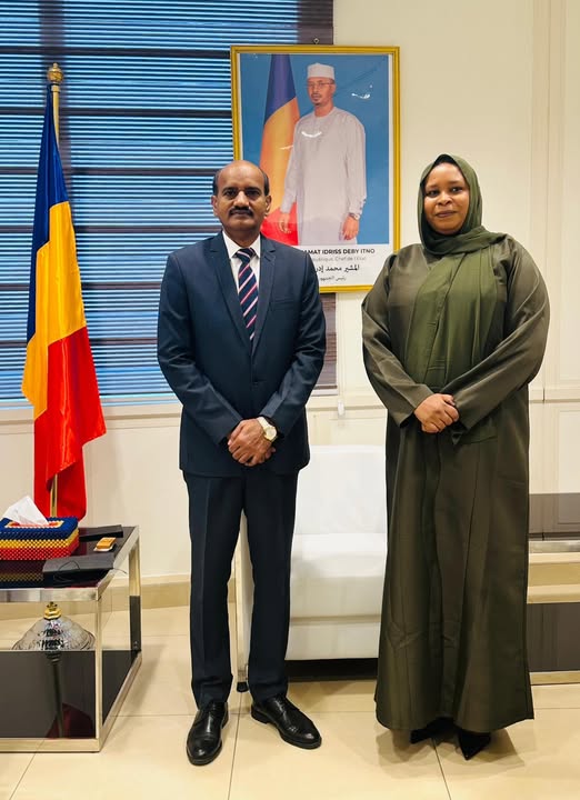 Diplomatie : Le Tchad et l’Inde renforcent leur partenariat stratégique à N’Djamena