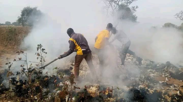 Tchad : un incendie ravage plusieurs tonnes de coton à Laounangra, dans le anton de Gagal