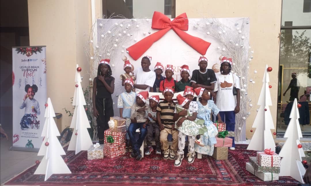 Noël de solidarité : le Radisson Blu de N’Djamena partage un repas festif avec les enfants du SOS Village