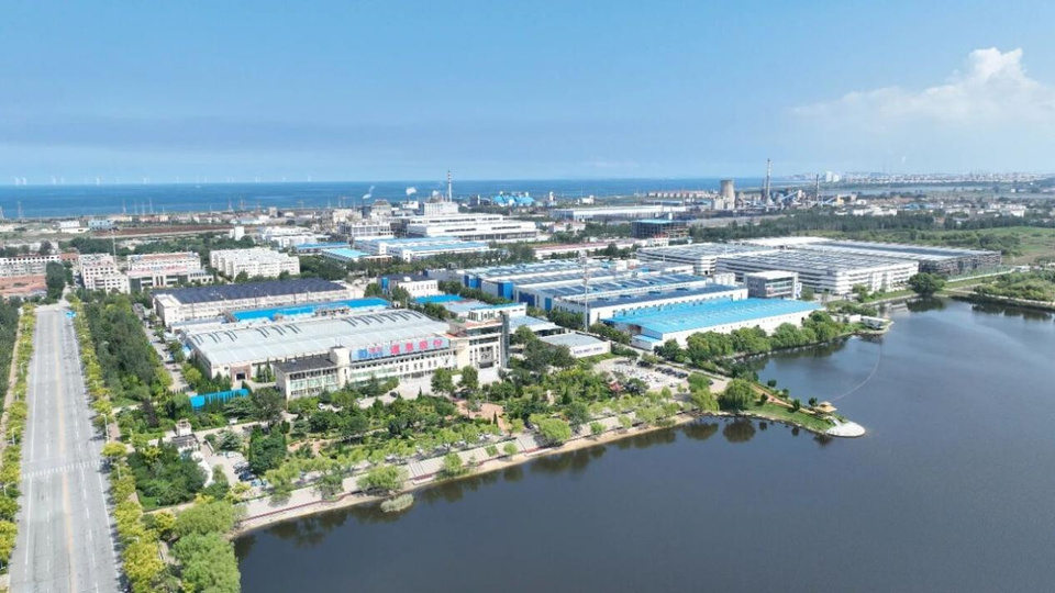 Photo shows a bird's-eye view of Dawn Polymer in east China's Shandong province. (Photos provided by Dawn Group)