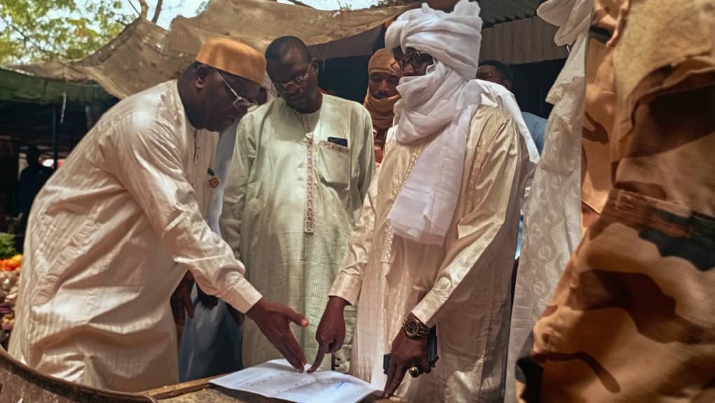 Tchad : À Am-Timan, le Délégué général inspecte le marché secondaire pour évaluer la situation