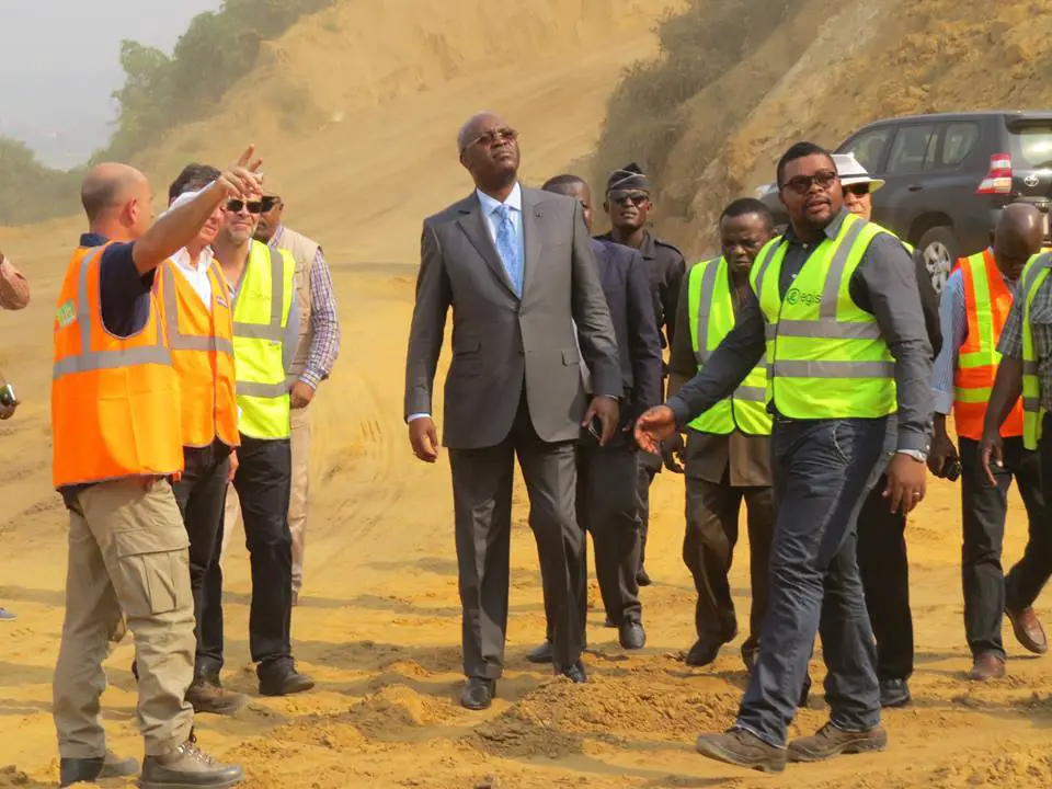 Désengorgement de Brazzaville : le chantier de la corniche case De Gaulle-pont du Djoué réalisé déjà à 40%