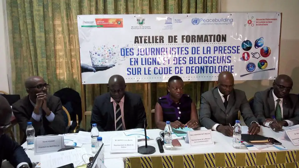 Presse en ligne en Côte d’Ivoire : 35 web-journalistes et bloggeurs se forment au Code de déontologie