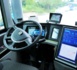 Photo taken on August 13 shows the cab of a smart self-driving bus in Xihai’an (West Coast) New Area of Qingdao, east China’s Shandong province. (Photo by Yu Fangping/People’s Daily Online)