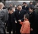 Chinese Premier Zhou Enlai and U.S. President Richard Nixon greet a young girl at Hangzhou West Lake park in China, February 26, 1972. (Photo from the website of the Richard Nixon Presidential Library and Museum)