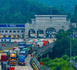Trucks line up to clear customs at the Youyi Pass, or Friendship Pass, in Pingxiang, Chongzuo, south China's Guangxi Zhuang autonomous region, Aug. 5, 2025. (Photo/Liu Zheng)