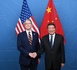 Chinese Vice Premier He Lifeng, also a member of the Political Bureau of the Communist Party of China Central Committee, shakes hands with U.S. Treasury Secretary Scott Bessent prior to a new round of China-U.S. economic and trade talks in Stockholm, Sweden, July 28, 2025. (Xinhua/Dai Tianfang)