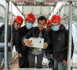 Wang Zhonghong and his students monitor environmental data. (Photo/Awang Nyima)