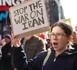People attend a protest against U.S.-Israeli attacks on Iran, in New York, the United States, on Feb. 28, 2026. (Xinhua/Zhang Fengguo)