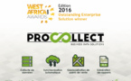 ProCollect, une solution innovante de collecte de données remporte le Trophée de la « Meilleure Solution pour Entreprises » aux West Africa Com Awards‏