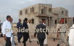 Tchad : Le Président I. Déby, le ministre des transports et le Maire de la ville, ont visités certains chantiers de la capitale