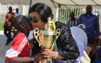 Sport et loisirs au Congo : Georgette Okemba , marraine du 1er tournoi de Nzango des orphelinats de Brazzaville