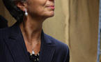 Tchad : Christine Lagarde génée à l'hôtel libyen Kempinski devant la photo de Kadhafi