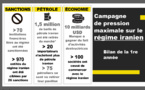 Bilan d’un an de pressions par les États-Unis sur l’Iran [infographie]