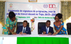Le gouvernement et l’OIT signent un accord pour promouvoir l’emploi décent au Togo