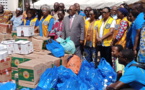 Côte d'Ivoire/Grand-Bassam : Les Lions Clubs de Côte d’Ivoire font don de vivres et non-vivres aux familles sinistrées