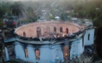 La chapelle royale historique du monument de Milot détruite par un incendie en Haïti