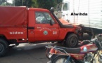 Tchad: Un véhicule de pompier s'est retrouvé entre les pneus d'un camion